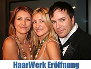 HaarWerk eröffnet Haarsalon und Modeboutique am „Alten Hof“. Eröffnungsparty am 17.1.2007 (Foto: Martin Schmitz)